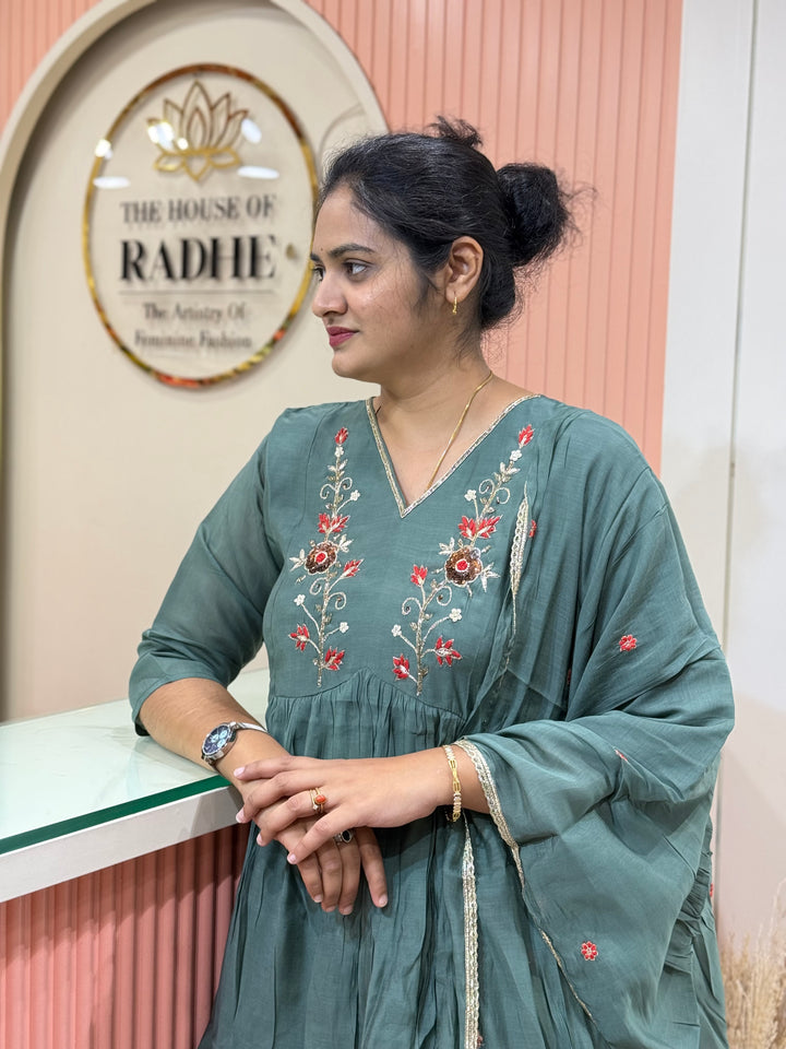 Mul Chanderi Silk Kali Pattern Collection – New Arrivals | R138