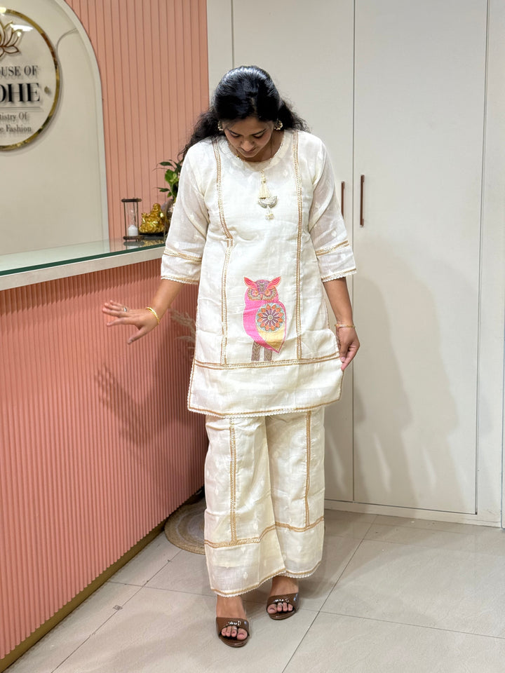 Co-Ord Cotton Set with Figure Designs | R137