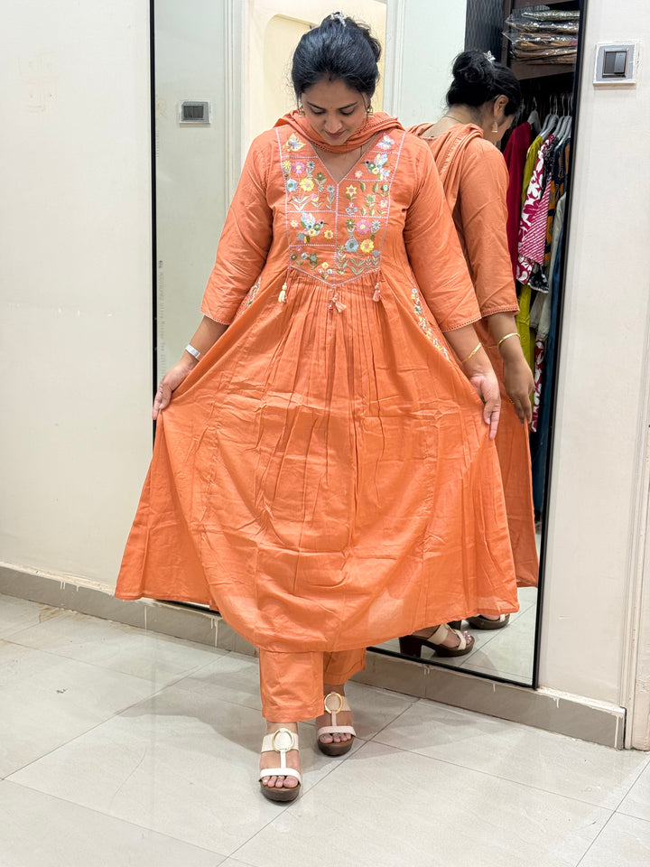 Mulmul Cotton New Collection With Embroidery Work | R190