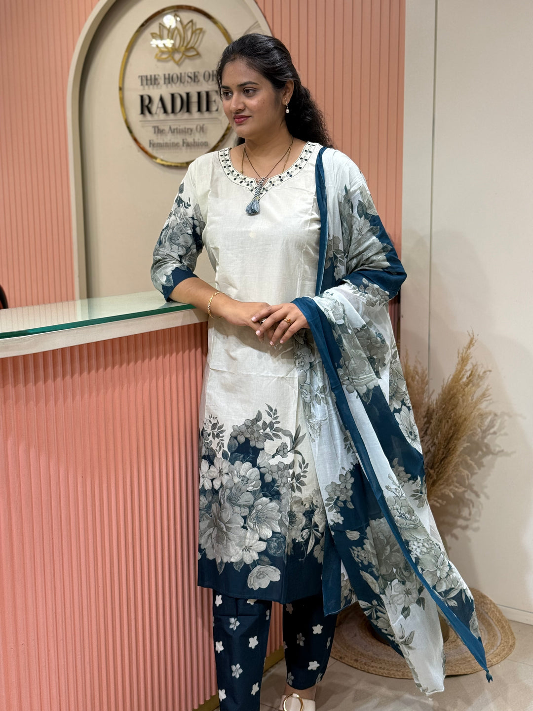 Cotton Collection with Beautiful Print with Full Length Cotton Dupatta | R230