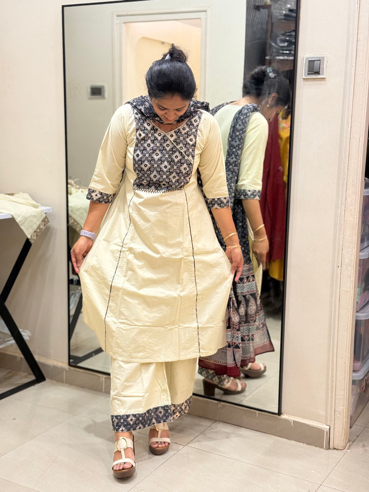 Cotton Collection with Patch work ( Full Length Dupatta ) | R210