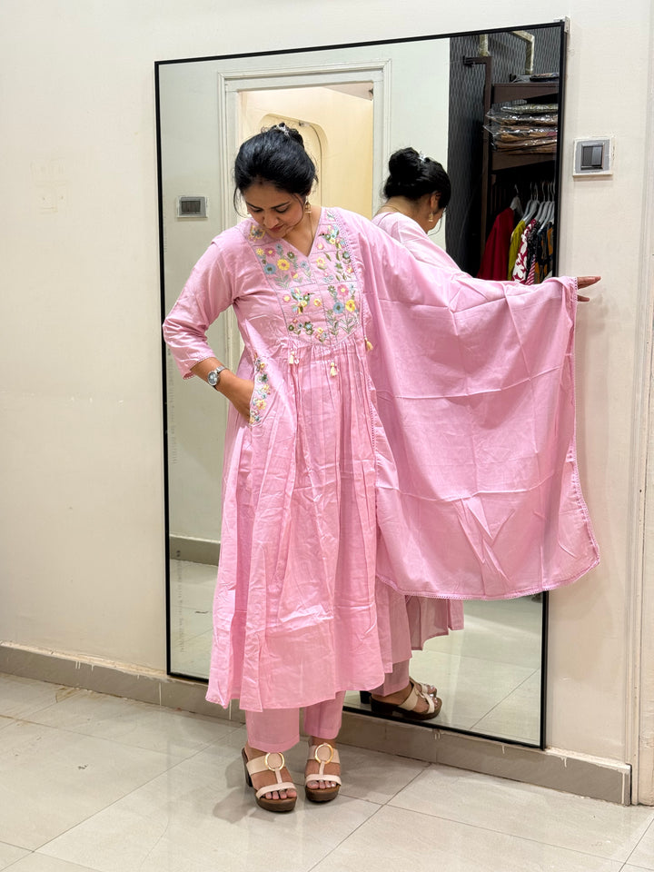 Mulmul Cotton New Collection With Embroidery Work | R190