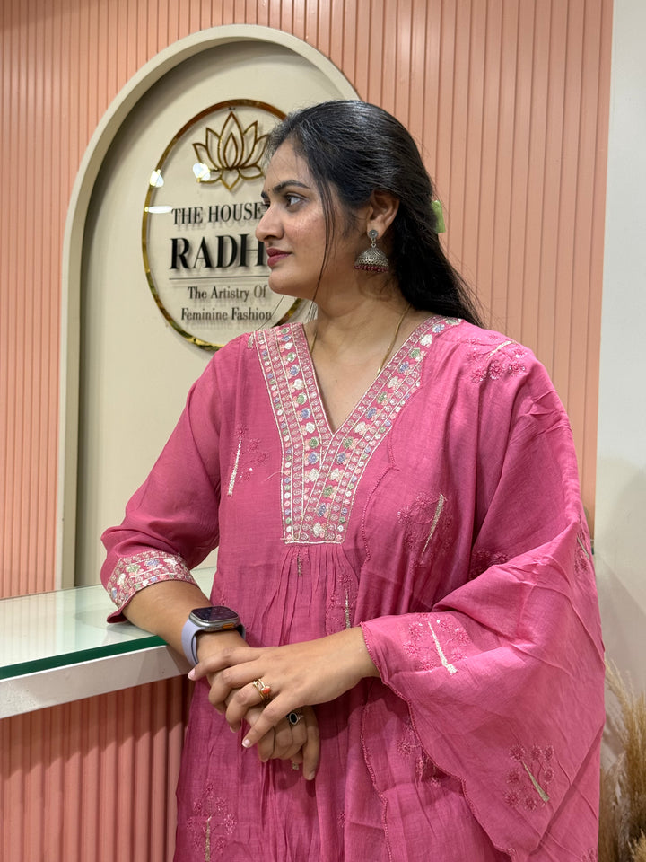 Premium Mul Chanderi 3Pcs Set Collection | R207