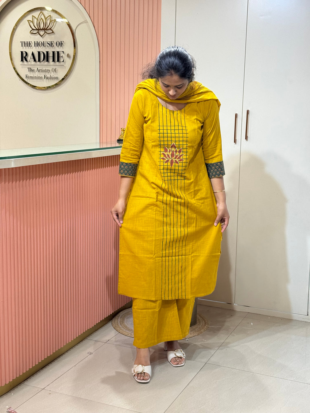 Khadi Cotton Collection with Hand paint | R210