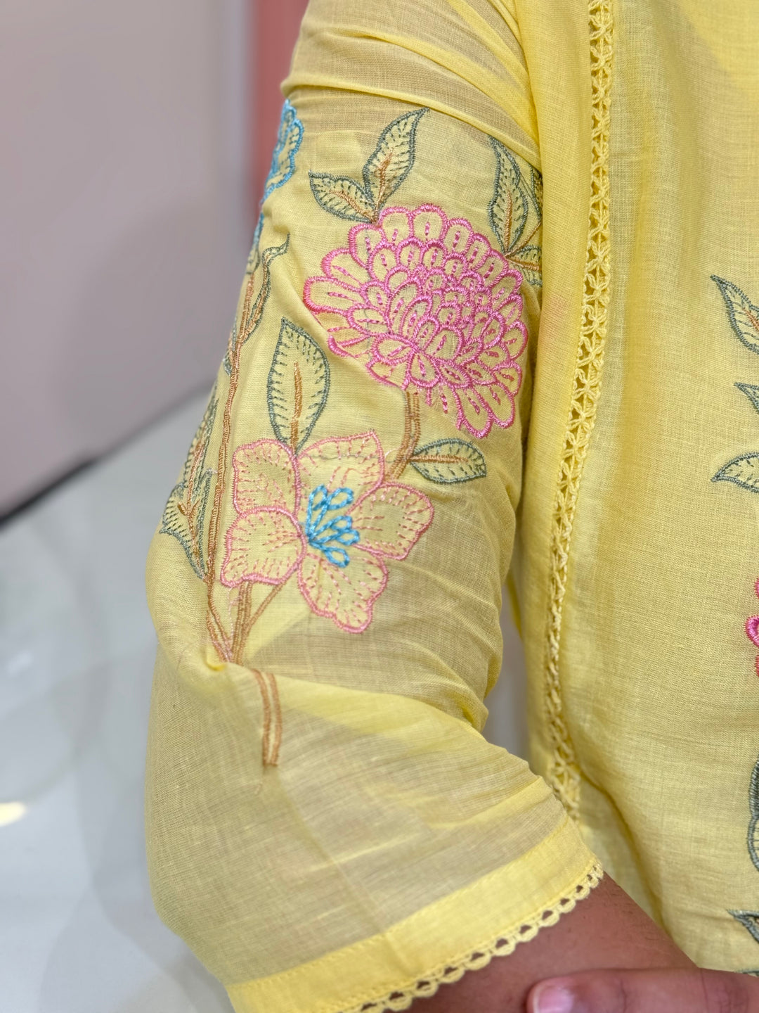Mul Cotton Collection with Embroidery work (Cotton Lining)| R181