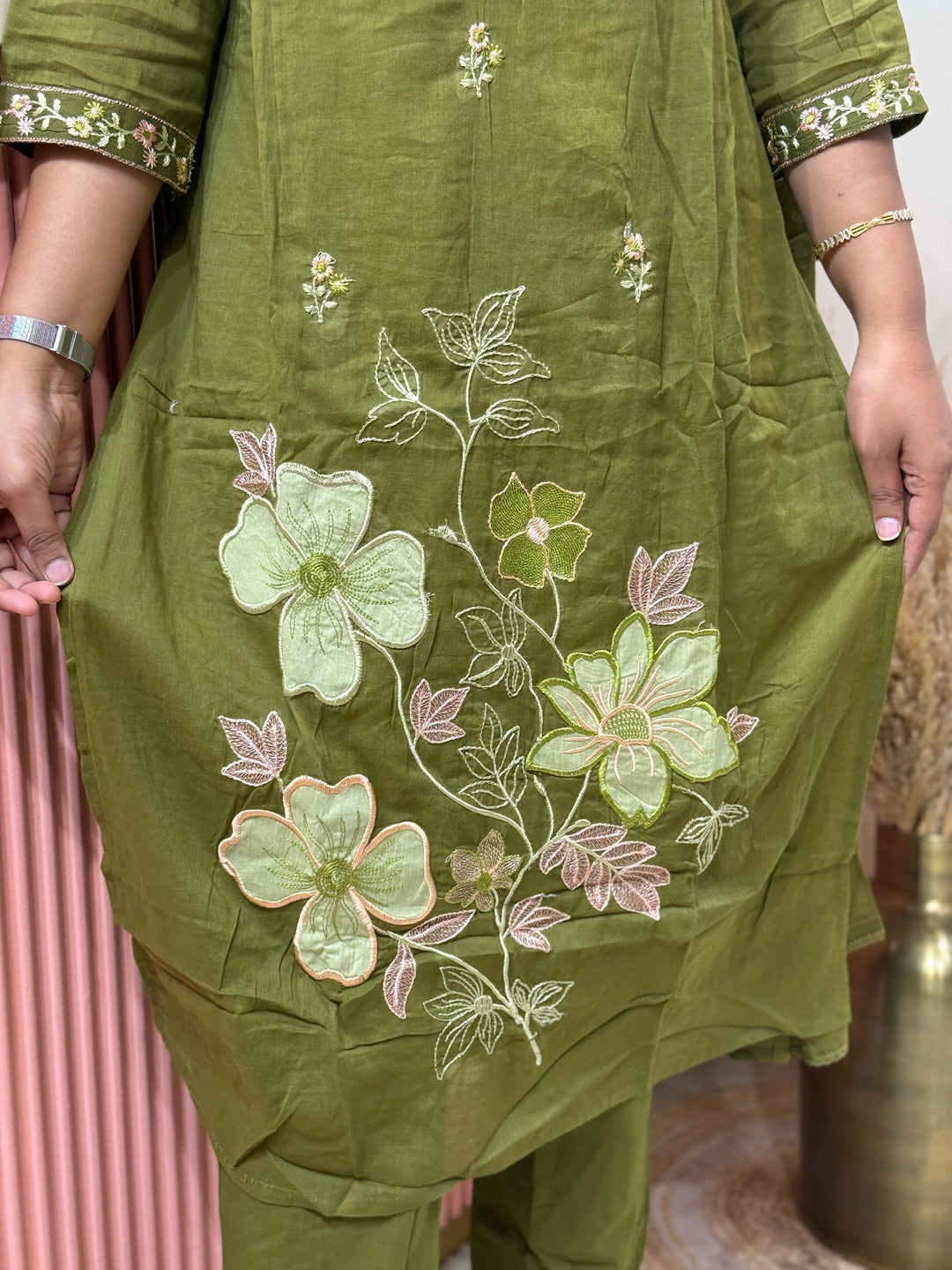 Mul Cotton Collection with Embroidery work (Cotton Lining)| R150