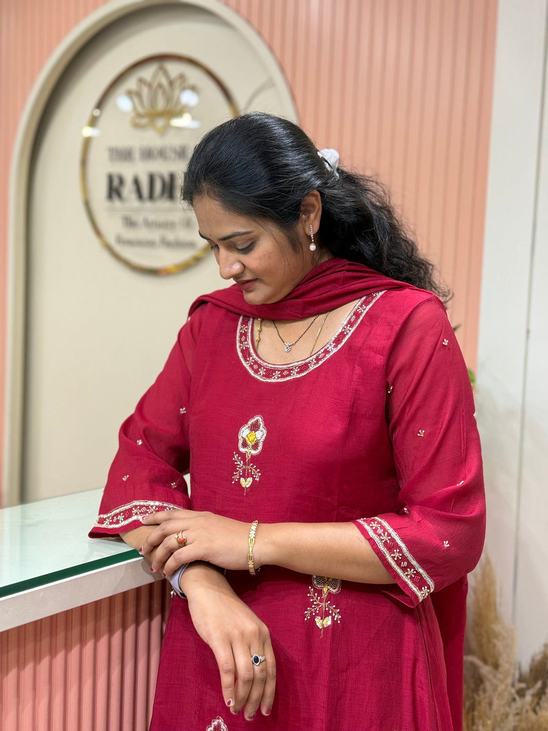 Mul Chanderi Collection with Cut Dana work | R206