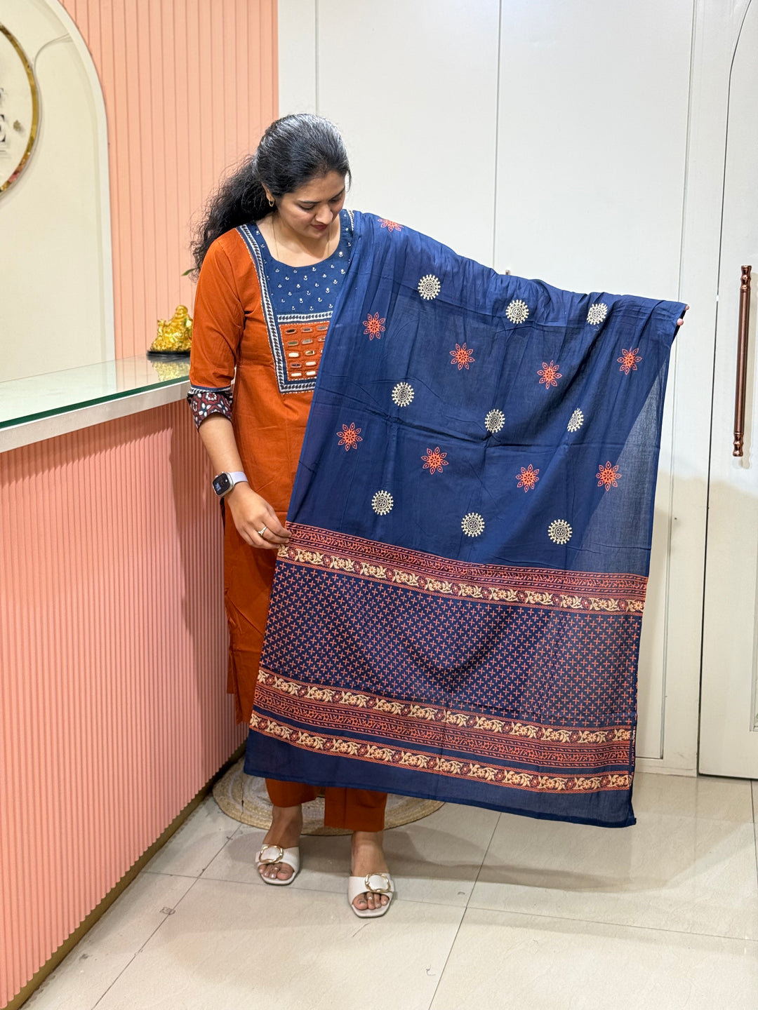 Pure Cotton Collection with Real Mirror Work | R210