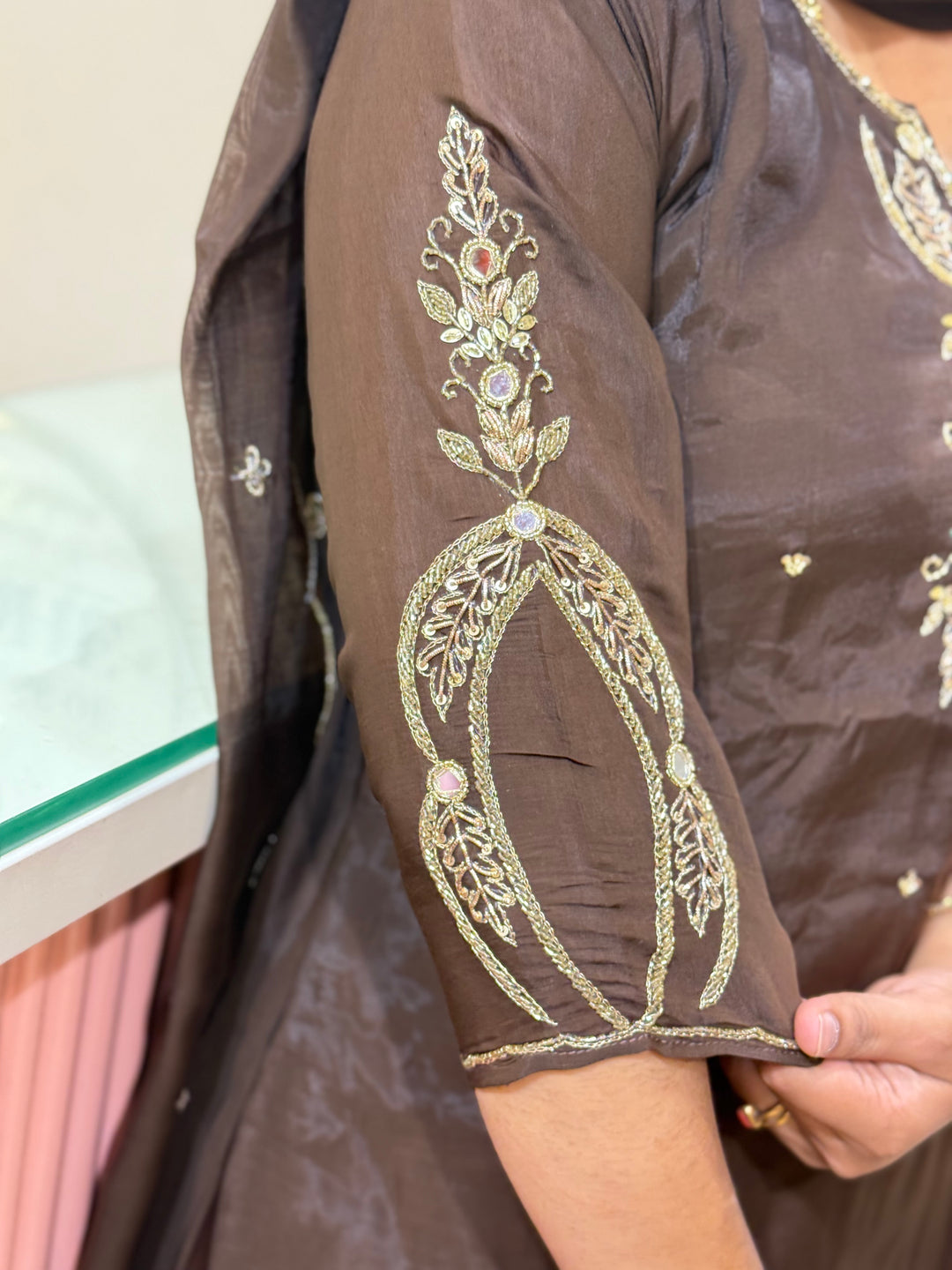 Mul Chanderi Semi Party Wear Collection | R205