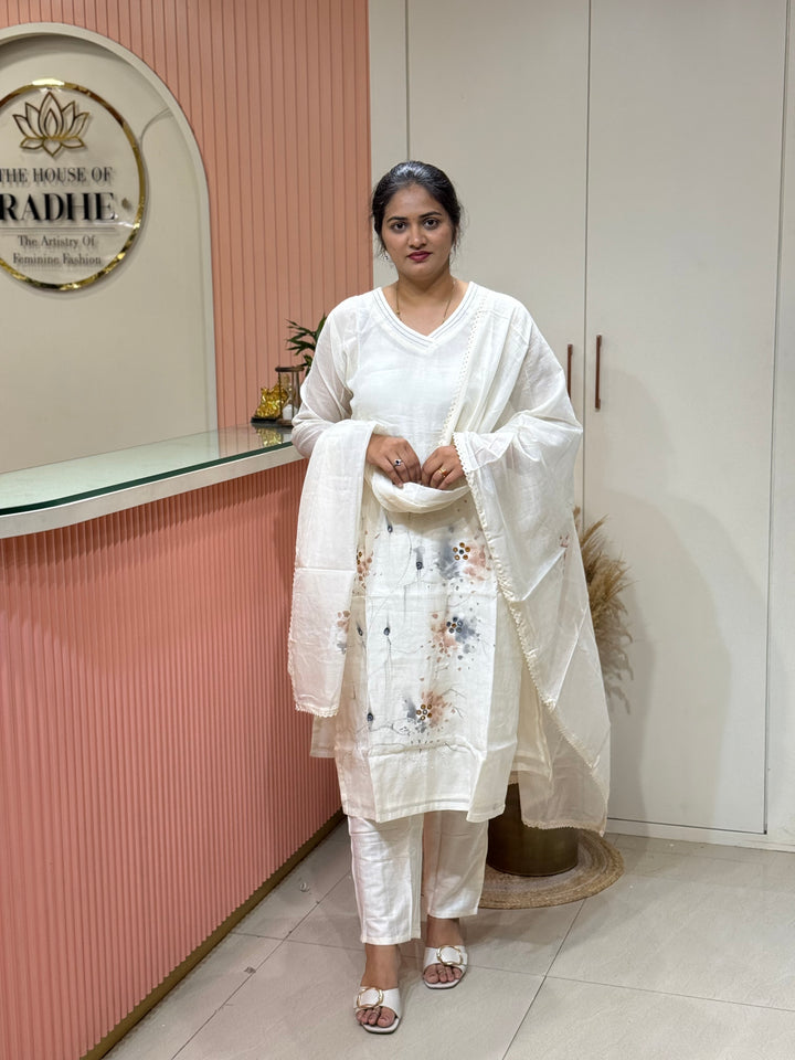 Banarasi Mul Chanderi 3 pcs Collection | R218