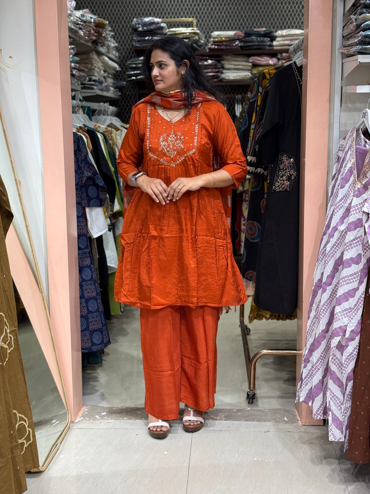 Dola Silk Semi Party Wear Collection (Cotton Lining Available )| R217