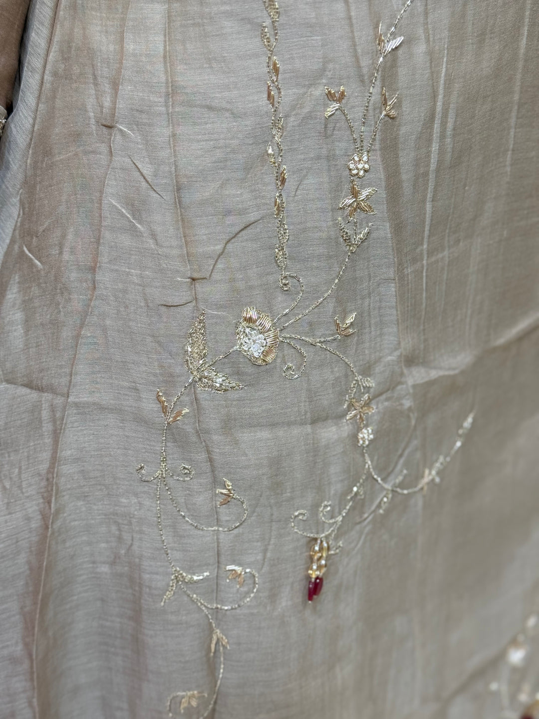 Pure Banarasi Mul Chanderi with Cotton Lining | R218