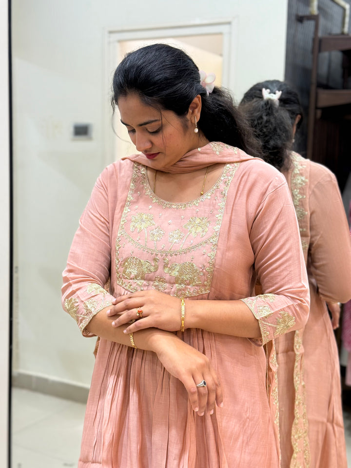 Mul Chanderi Collection with Cotton Lining | R209