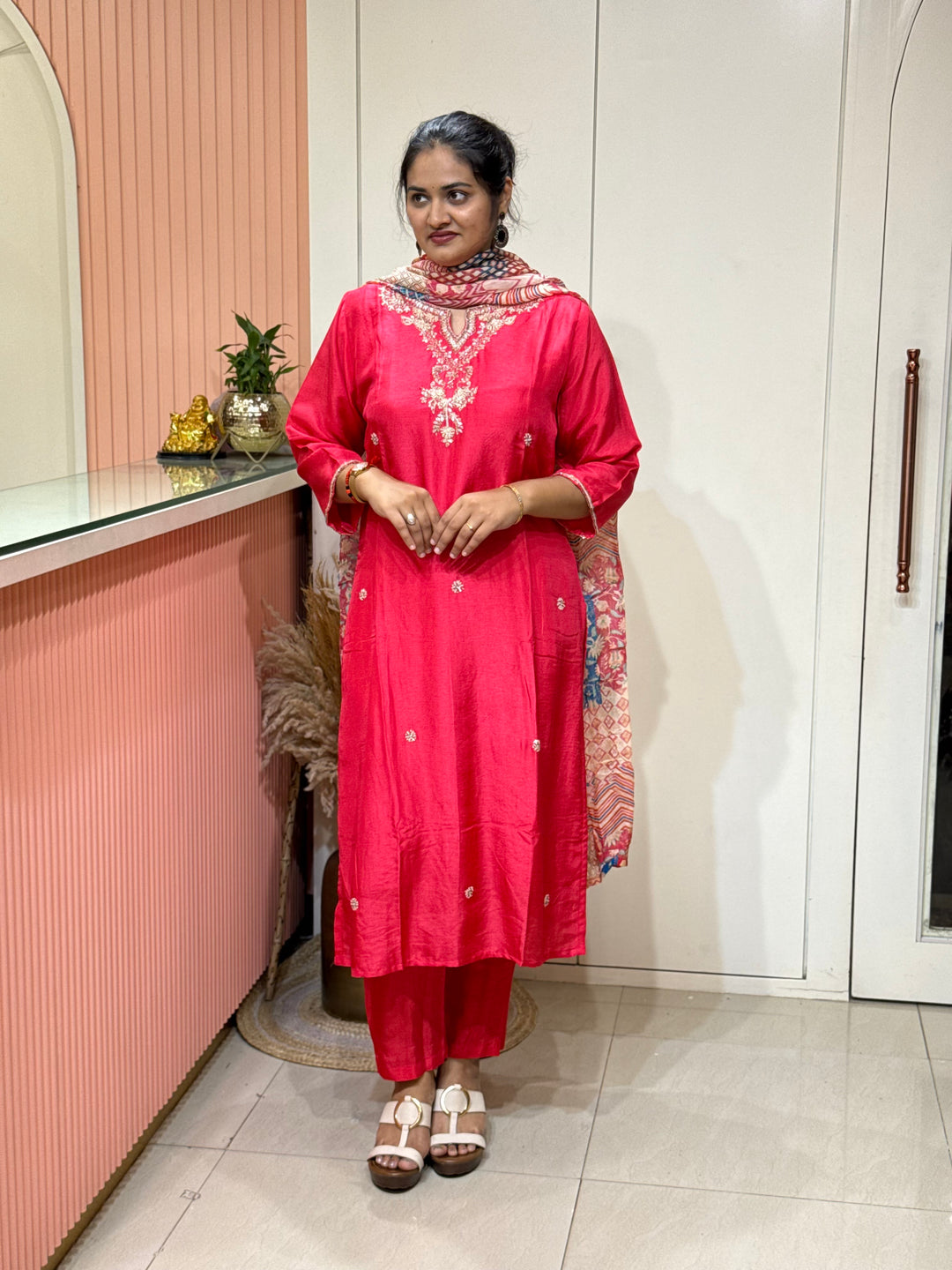 Dola Silk Semi Party Wear Collection (Cotton Lining Available )| R217