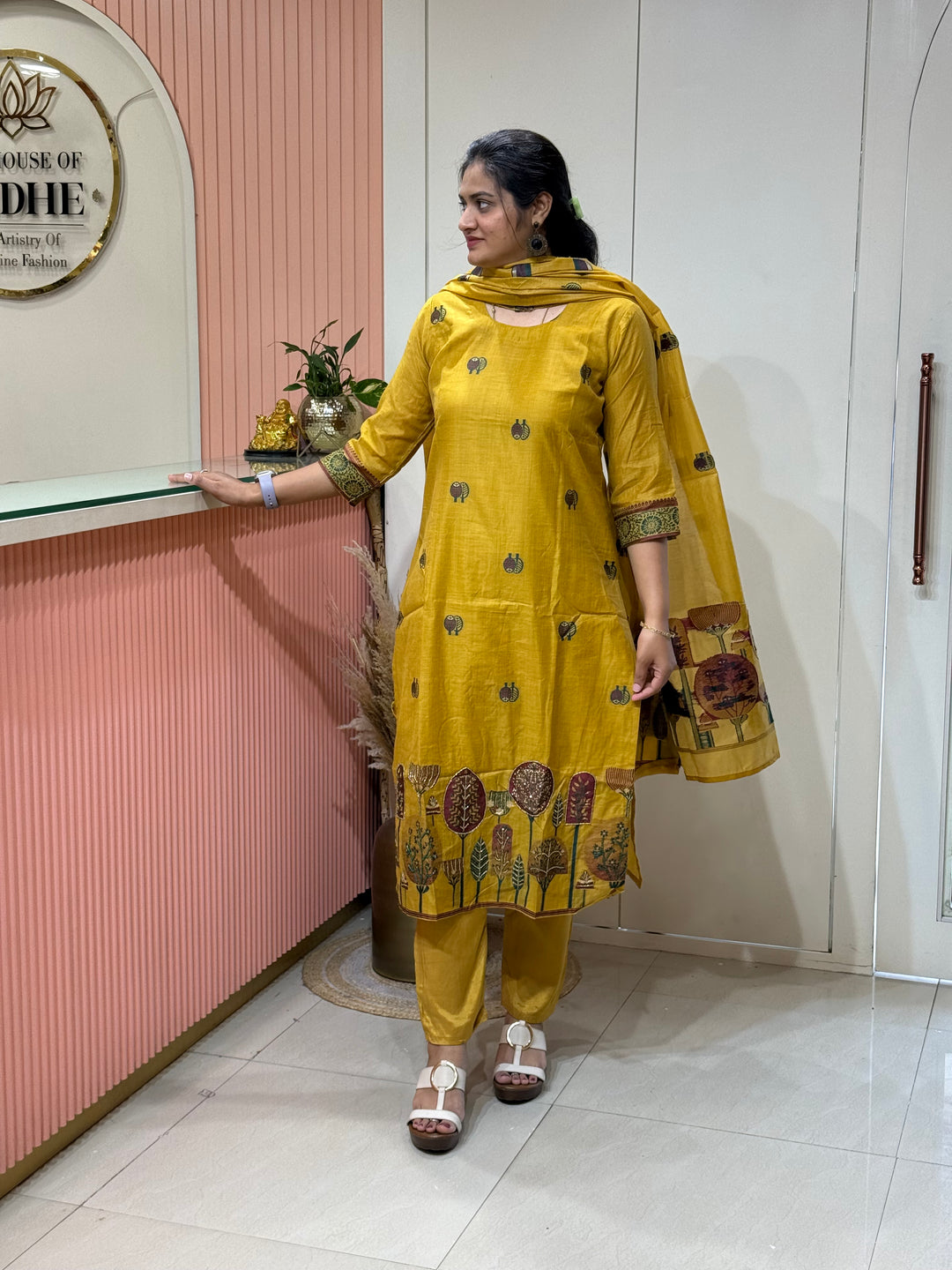 Jamdhani 3 Pcs Set Collection (Cotton Lining)| R211