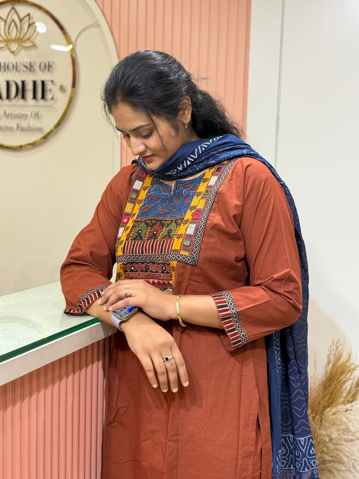 Pure Cotton Collection with Yoke Part Pattern | R210