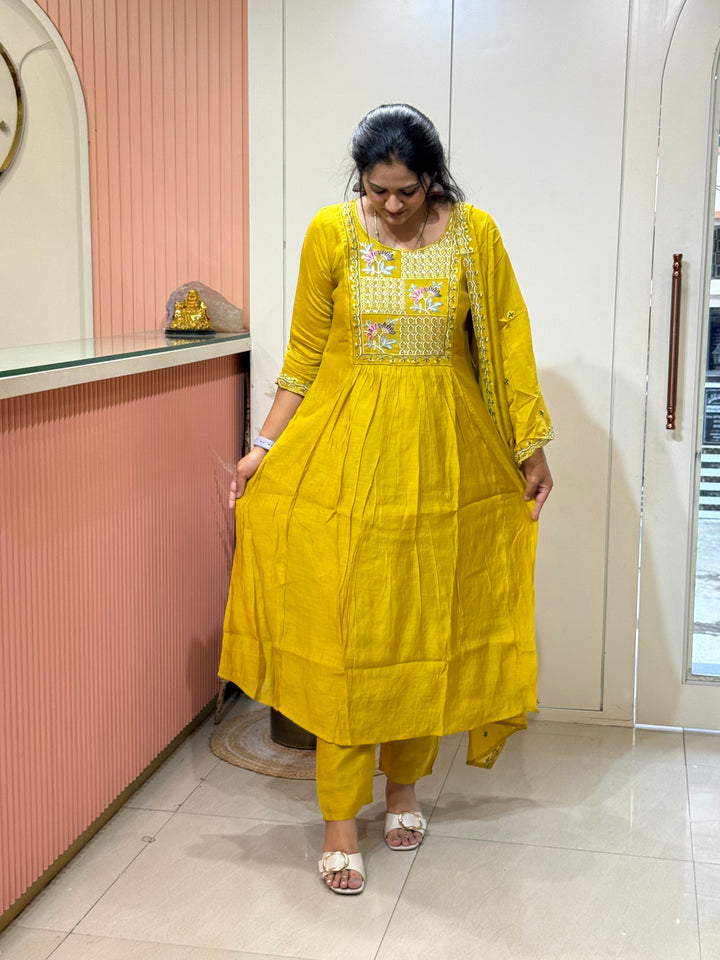 S Mul Chanderi Collection | R208