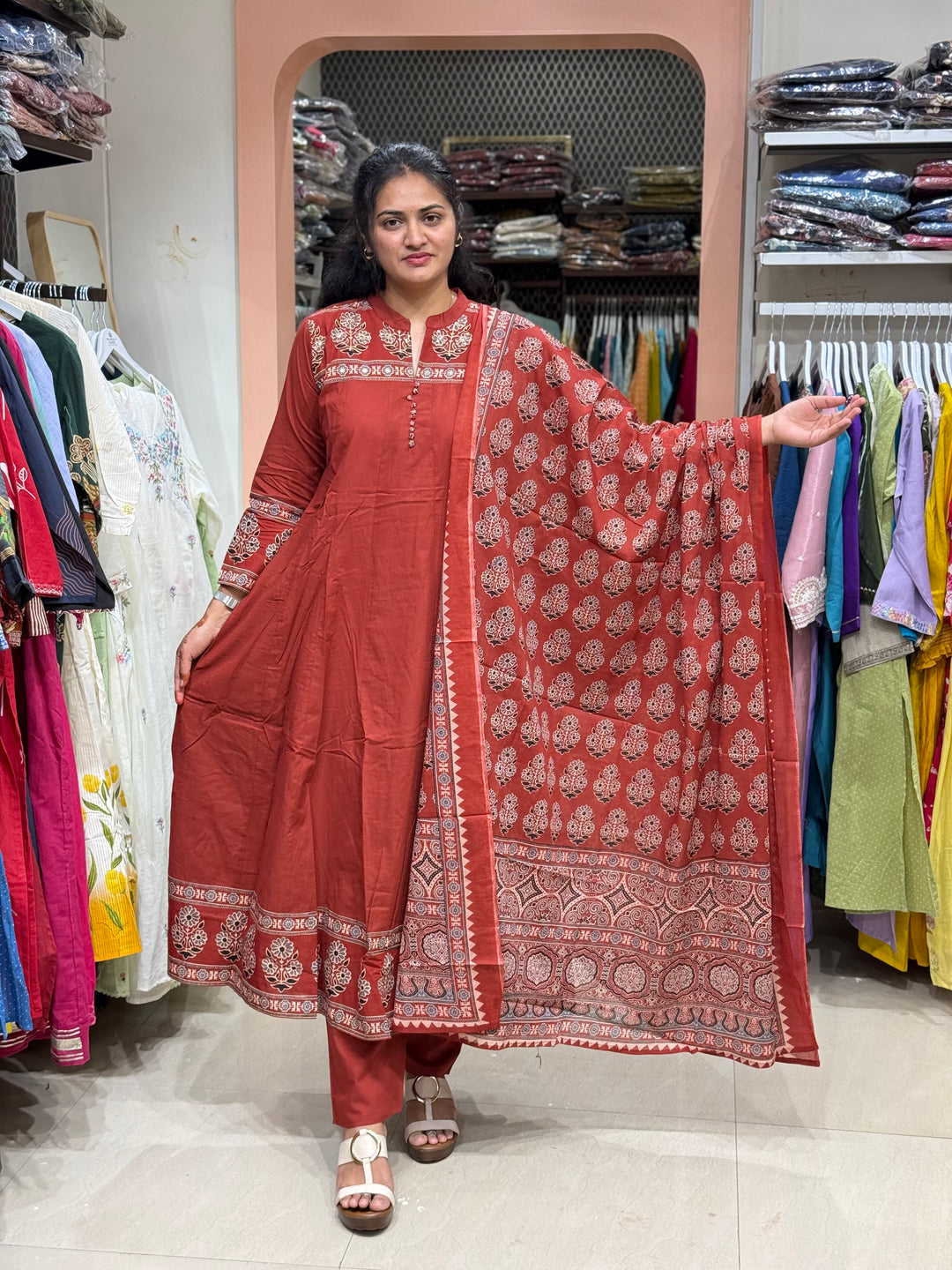 Cotton 3 Pcs Collection with Kali Pattern | R173