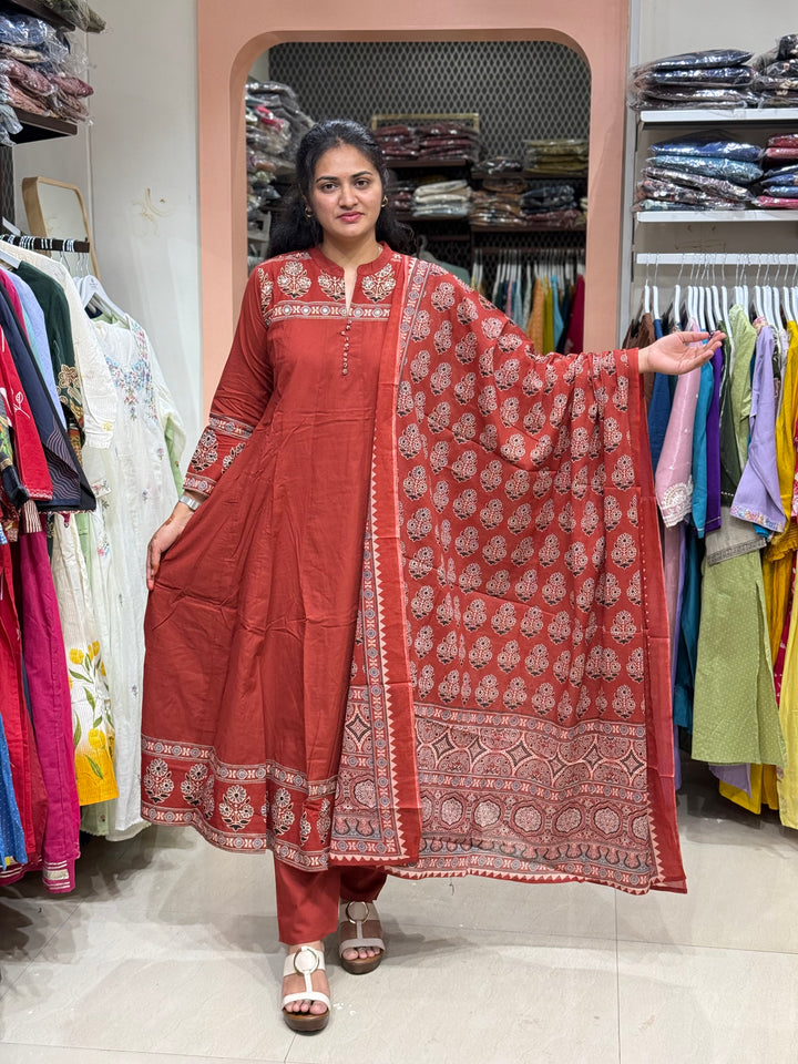 Cotton 3 Pcs Collection with Kali Pattern | R173