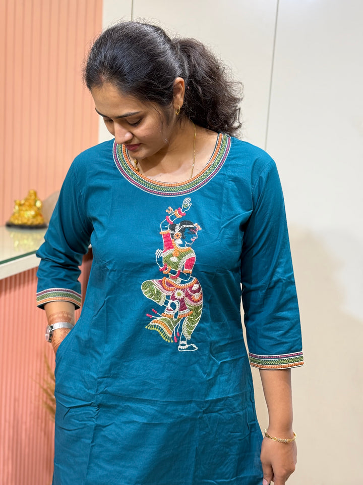 Cotton 2 Pc Embroidered Collection – Front &amp; Back Work | R137