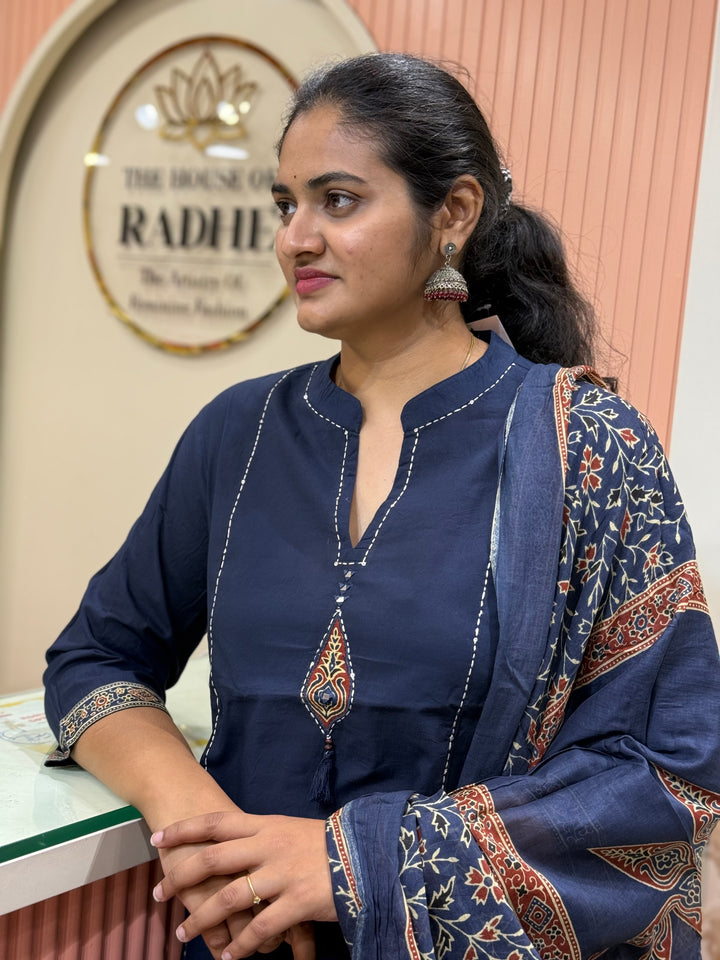 Premium Cotton 3 Pcs Kurta Set | Trending Summer Collection | RADHE101