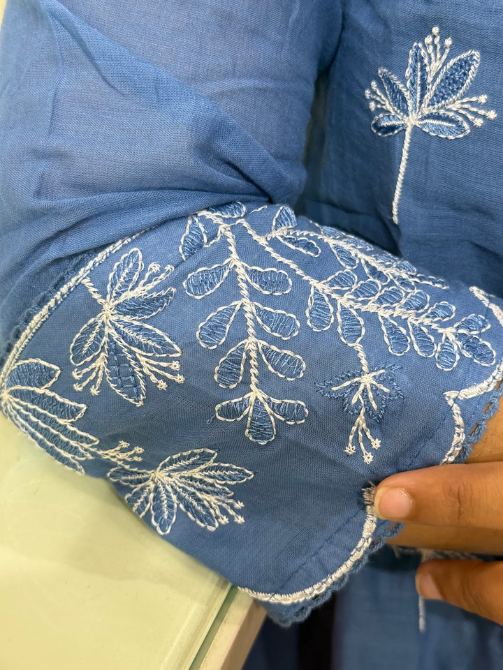 Mul Cotton Collection with Embroidery work (Cotton Lining)| R181