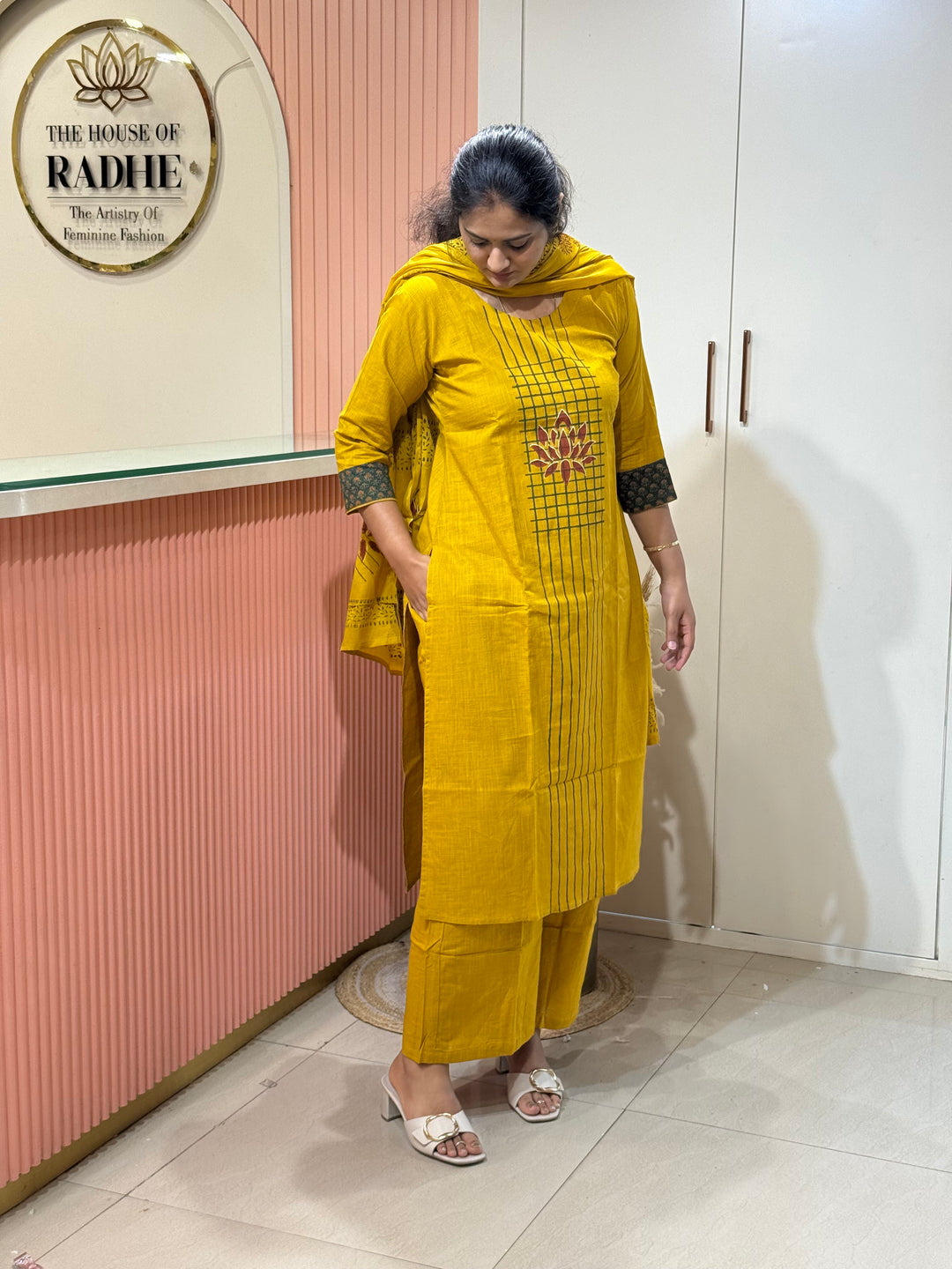 Khadi Cotton Collection with Hand paint | R210