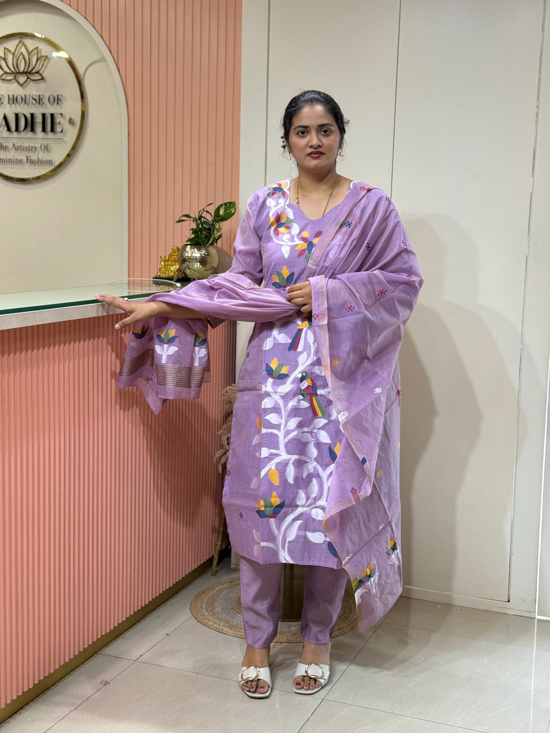 Budget-Friendly Jamdhani Weaving Collection | R222