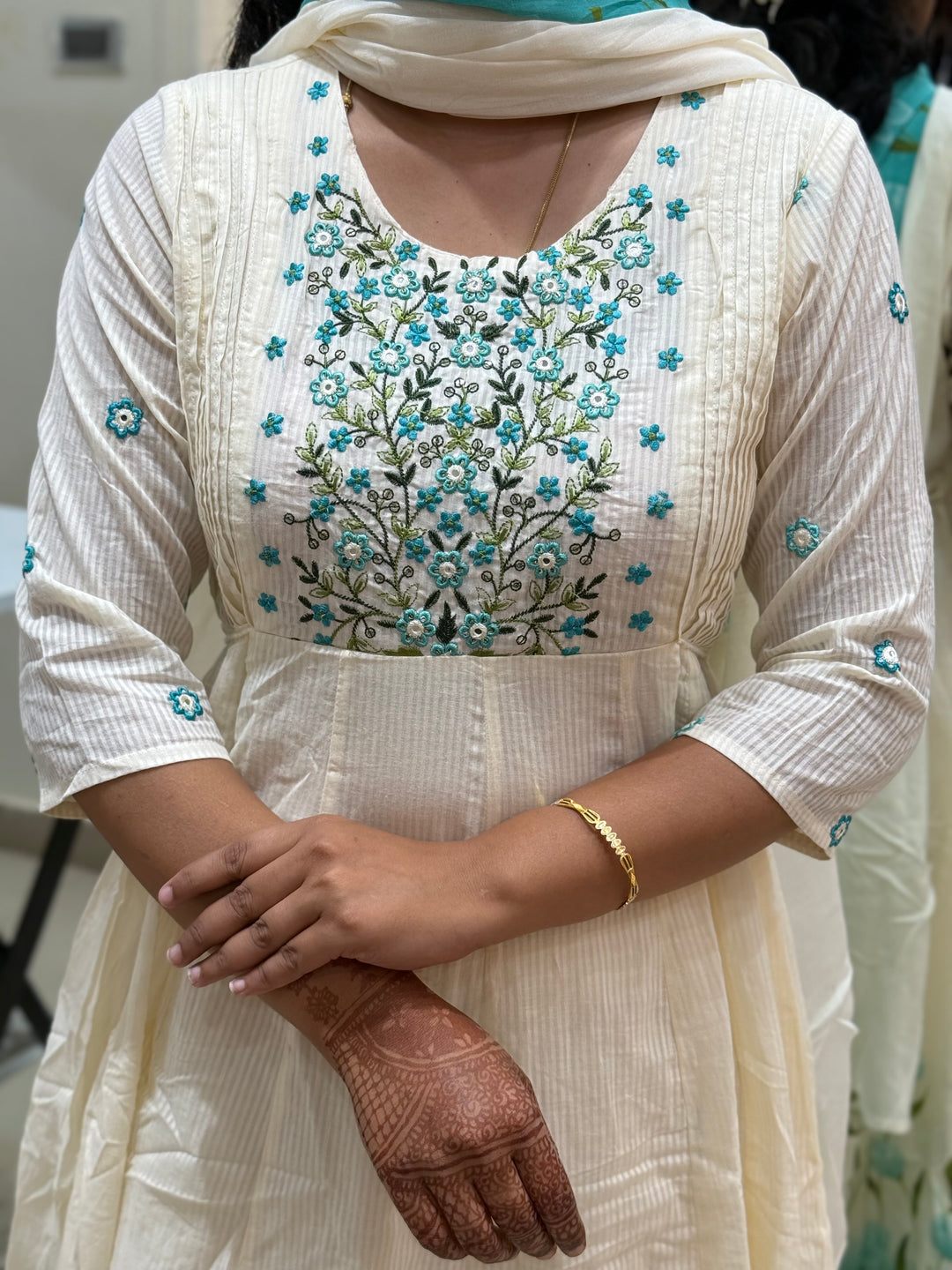 Premium Mul Cotton Anarkali Style Collection with cotton Lining | R164