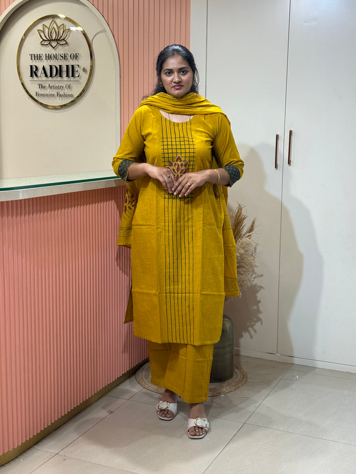 Khadi Cotton Collection with Hand paint | R210