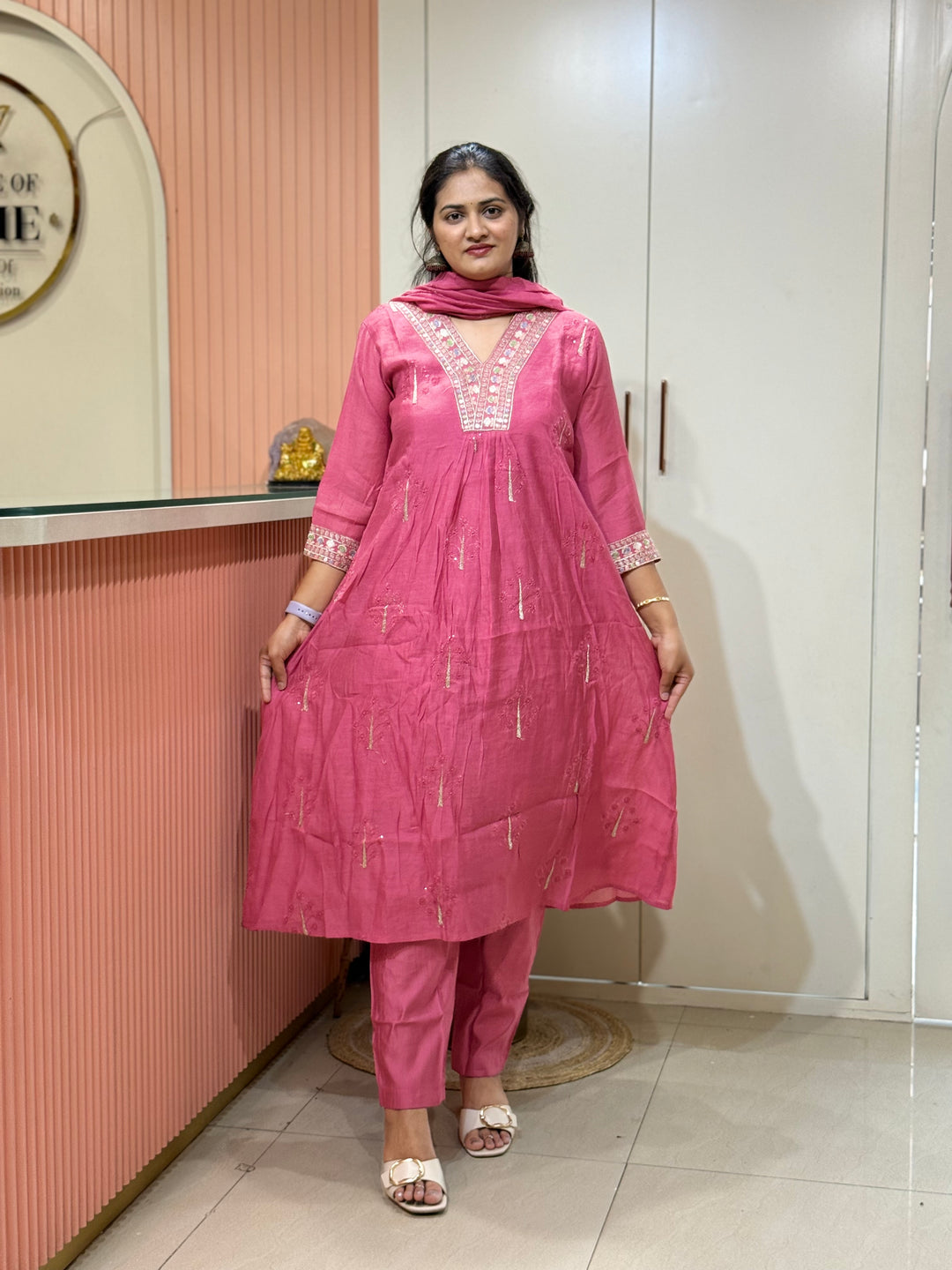 Premium Mul Chanderi 3Pcs Set Collection | R207