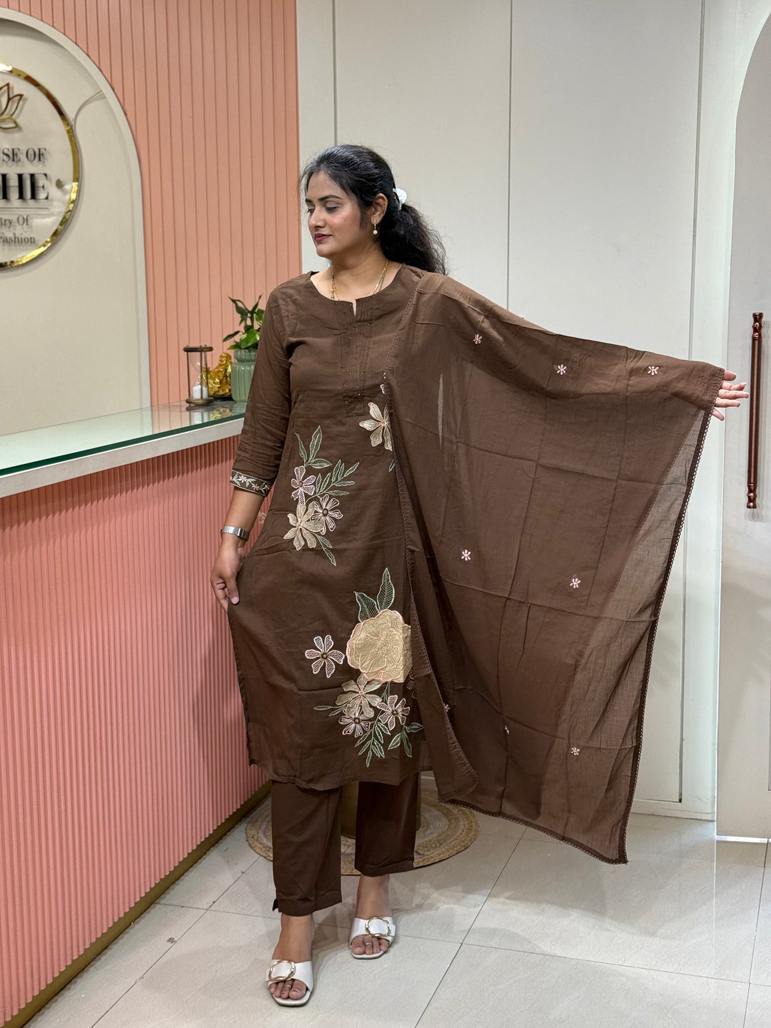 Mul Cotton Collection with Embroidery work (Cotton Lining)| R150