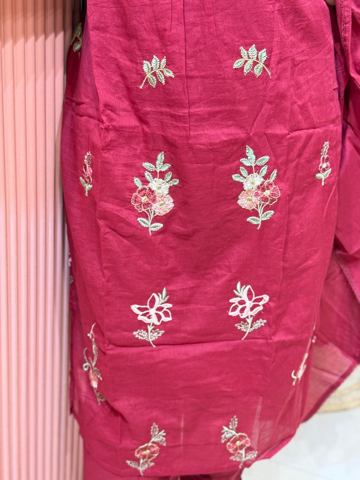 Mul Cotton Collection with Embroidery work (Cotton Lining)| R150