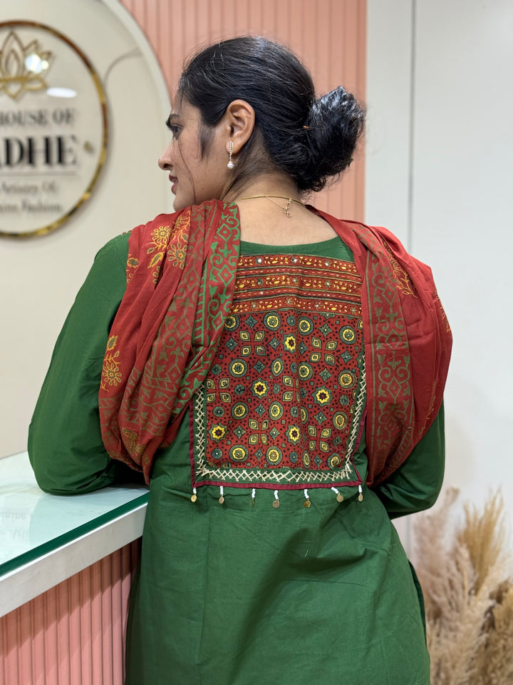 Pure Cotton Collection with Back And Front Patchwork | R210