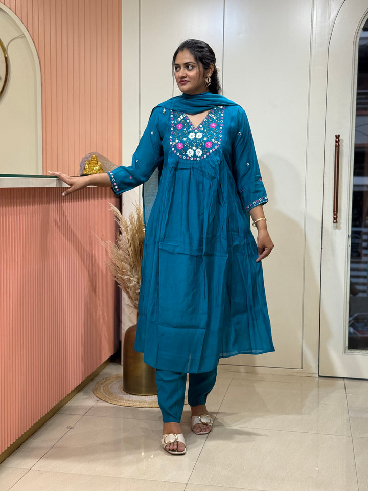 Mul Chanderi Beautiful Collection | R208