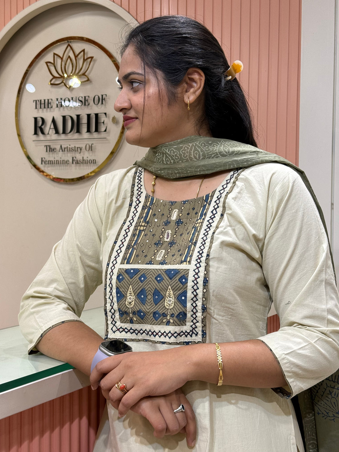 Pure Cotton Collection With Front &amp; Back Patchwork | R210