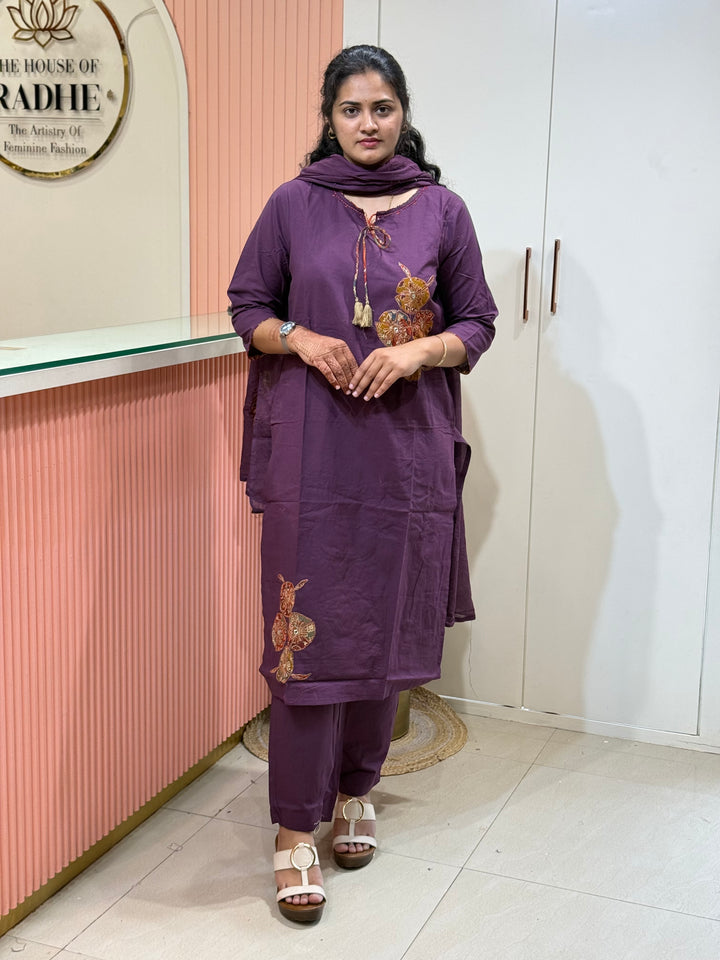60-60 Cotton 3 Pc Collection –Patch Work | R173