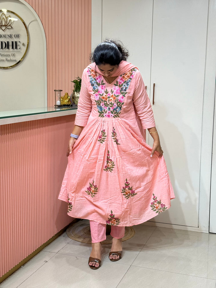Pure Mul Cotton Collection with Handwork | R190