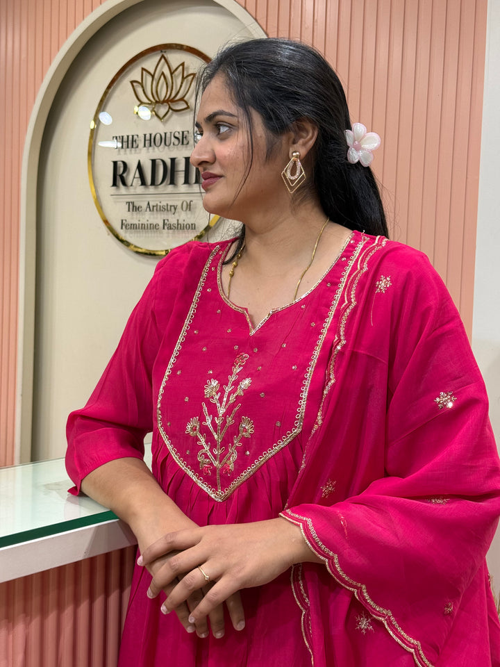 Mul Chanderi Beautiful Collection | R208