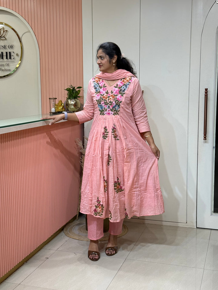 Pure Mul Cotton Collection with Handwork | R190
