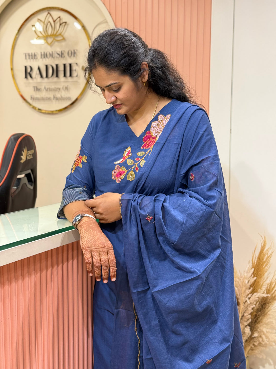 Mul Cotton 3 Pcs Collection with Cotton Lining | R173