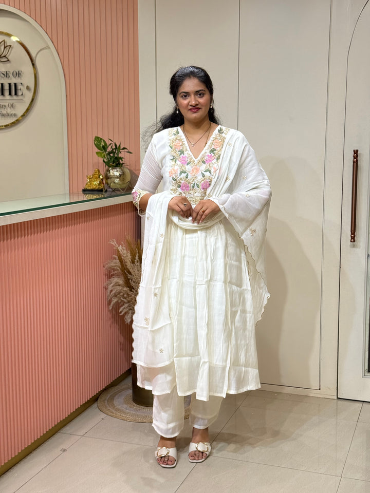 Premium Mul Chanderi Handwork Collection (SuperHit Design)| R206