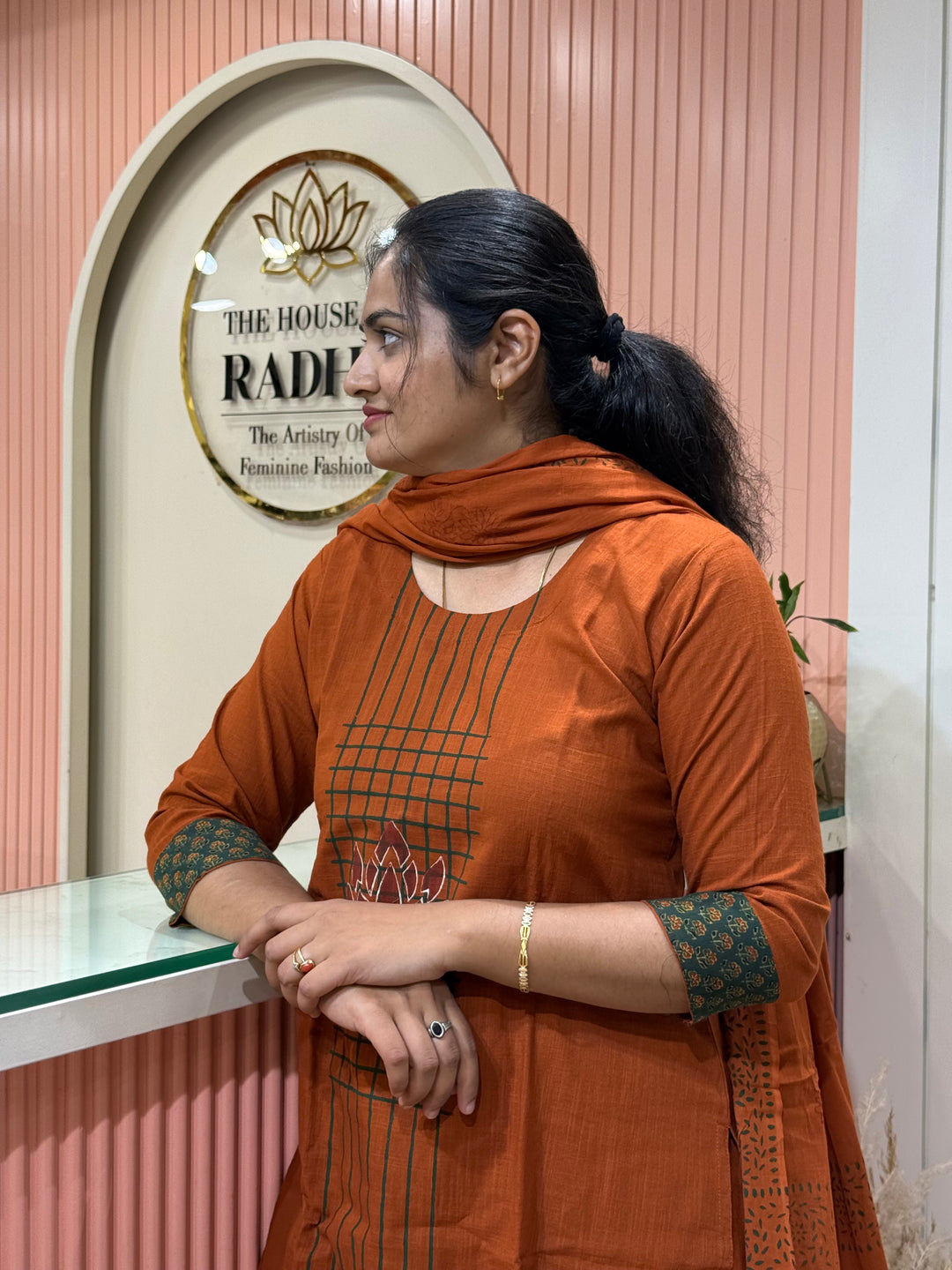 Khadi Cotton Collection with Hand Paint | R210