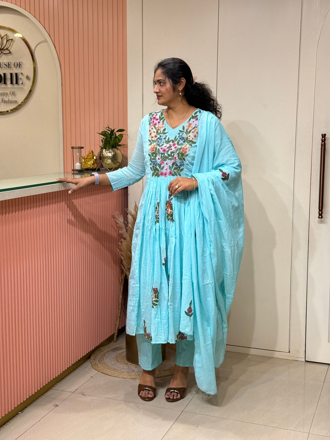 Pure Mul Cotton Collection with Handwork | R190