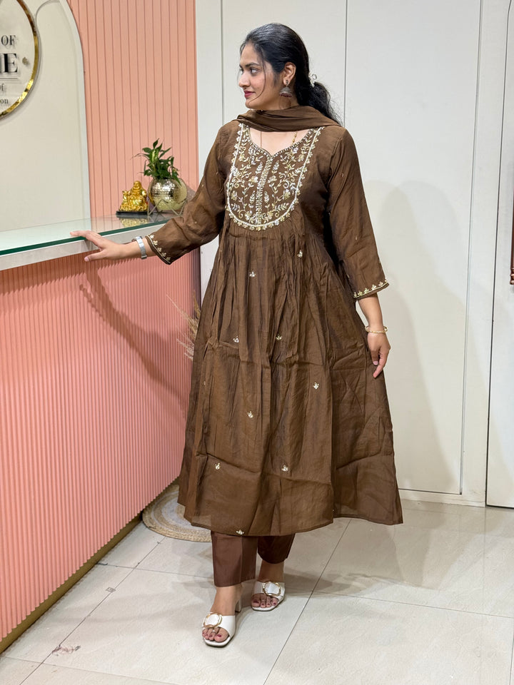 Premium Mul Chanderi Party wear Collection | R206