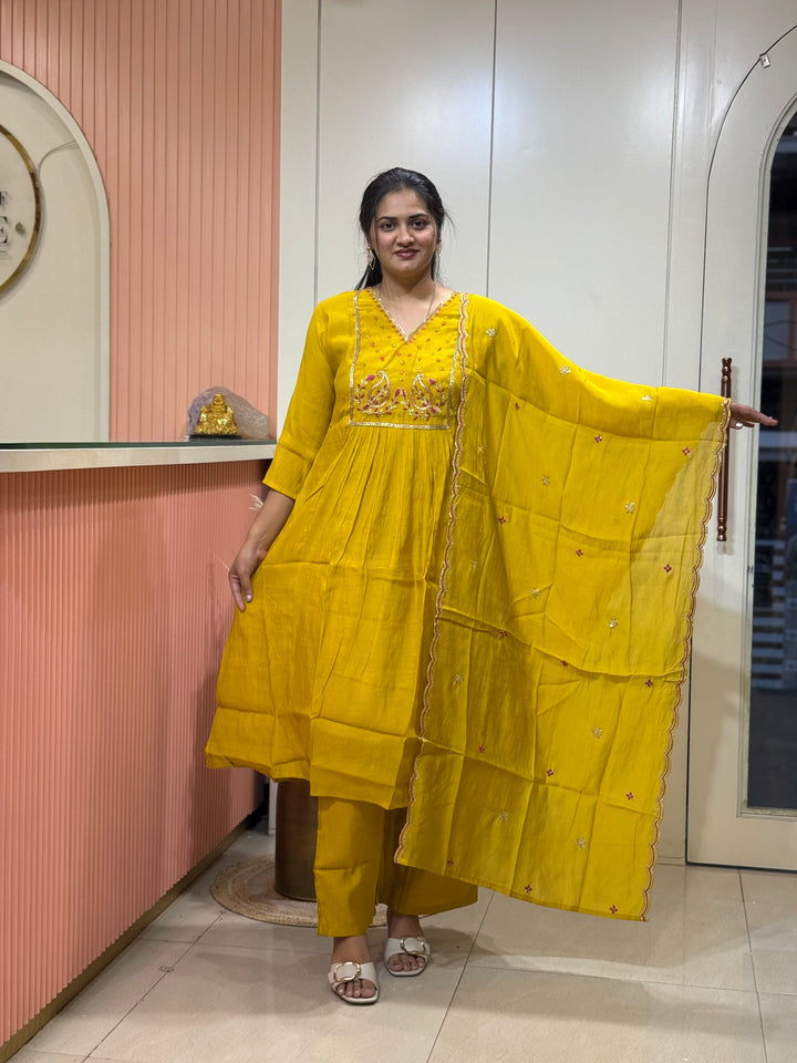 Mul Chanderi Beautiful Collection | R208