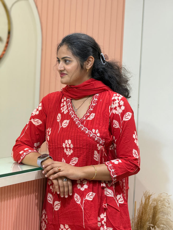 Angrakha Pattern 60-60 Cotton Collection | R185