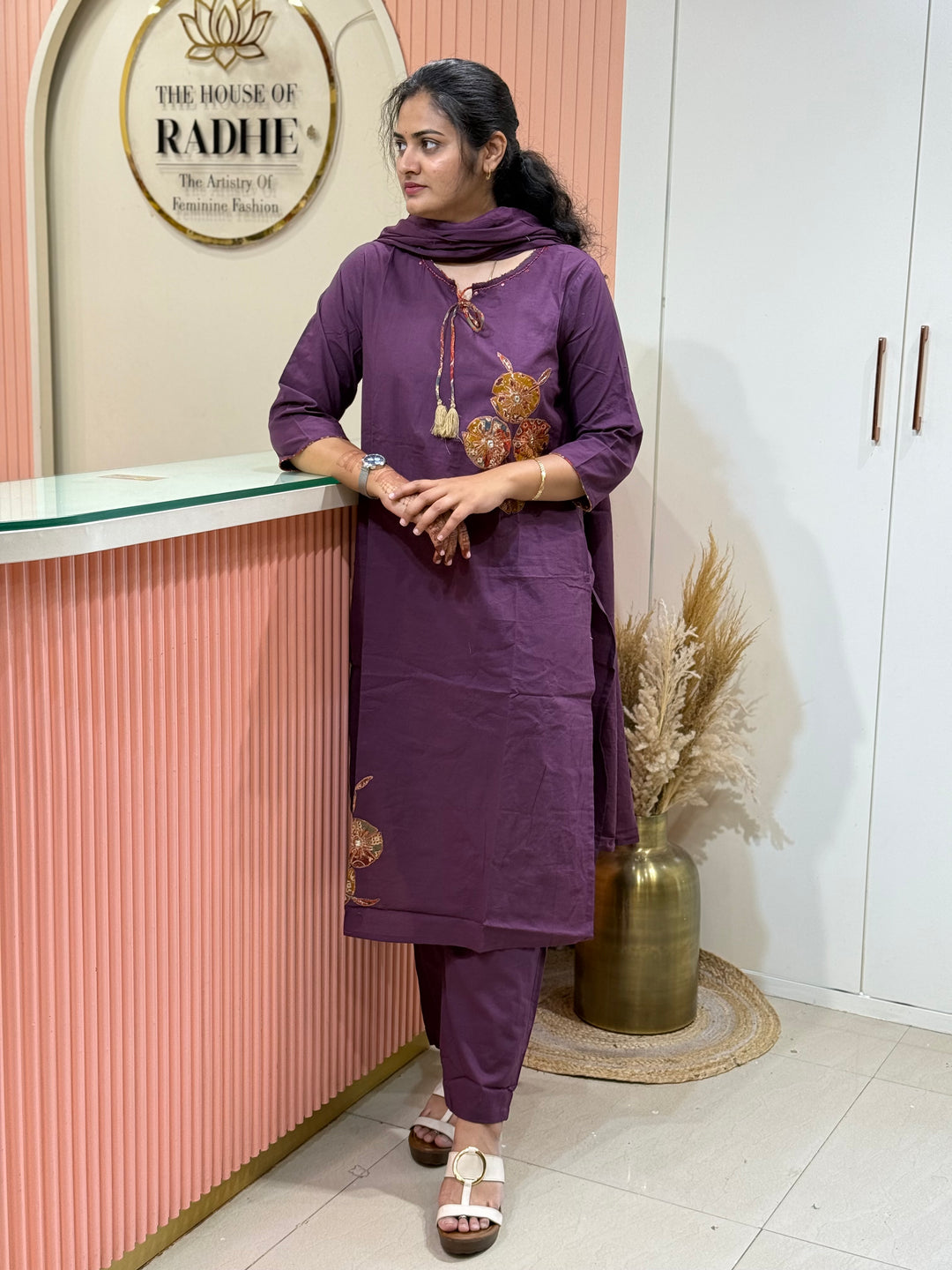 60-60 Cotton 3 Pc Collection –Patch Work | R173