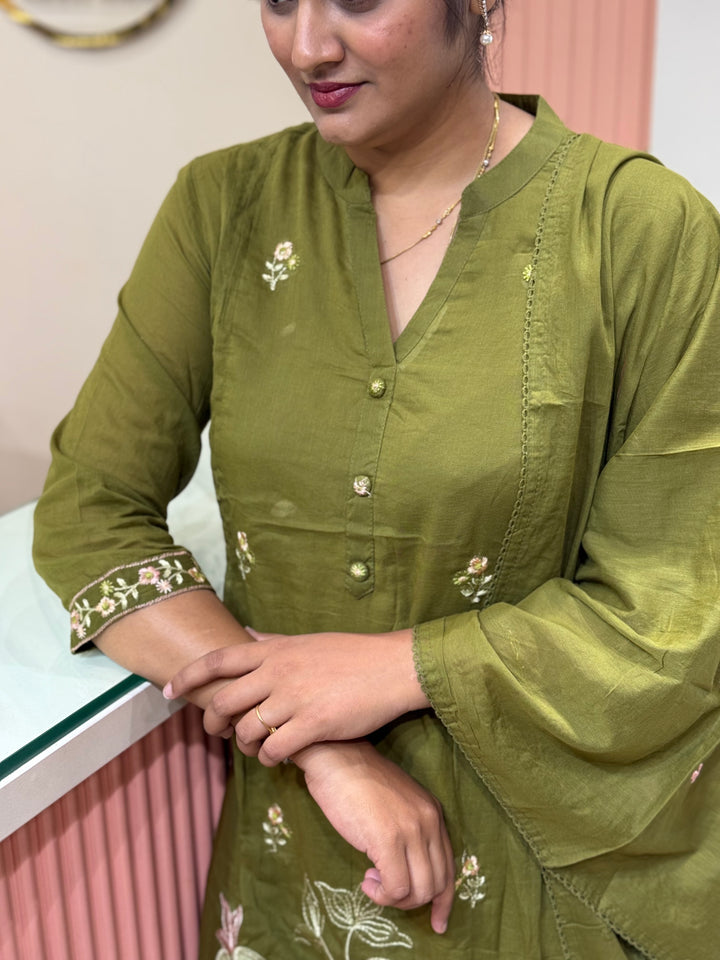 Mul Cotton Collection with Embroidery work (Cotton Lining)| R150