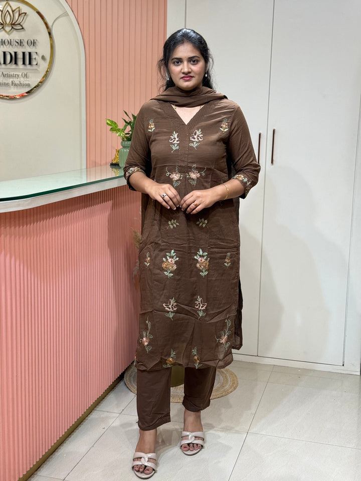 Mul Cotton Collection with Embroidery work (Cotton Lining)| R150